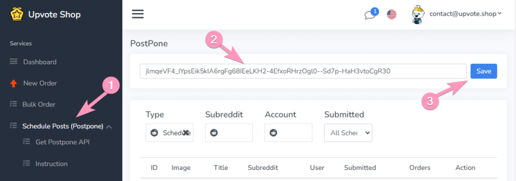 enter api token enter api token